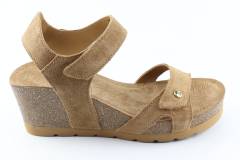 Dames  Sandalen Panama Jack Vila.B3 Velour. Direct leverbaar uit de webshop van Reese Schoenmode.