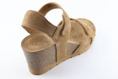 Dames  Sandalen Panama Jack Vila.B3 Velour. Direct leverbaar uit de webshop van Reese Schoenmode.