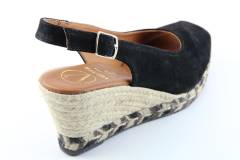 Dames  Sandalen Viguera 1820.Vit Negro. Direct leverbaar uit de webshop van Reese Schoenmode.