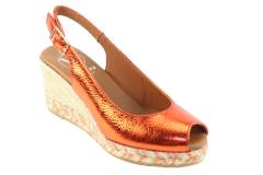 Dames  Sandalen Viguera 2013.Metal Naranja. Direct leverbaar uit de webshop van Reese Schoenmode.