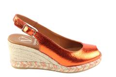 Dames  Sandalen Viguera 2013.Metal Naranja. Direct leverbaar uit de webshop van Reese Schoenmode.