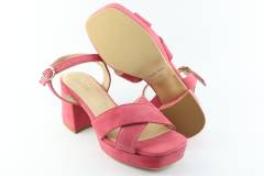 Dames  Sandalen Via Vai Cassia 58071.02-424 Geranio. Direct leverbaar uit de webshop van Reese Schoenmode.
