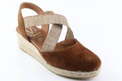 Dames  Sandalen Viguera 1887.Vit.Tan. Direct leverbaar uit de webshop van Reese Schoenmode.