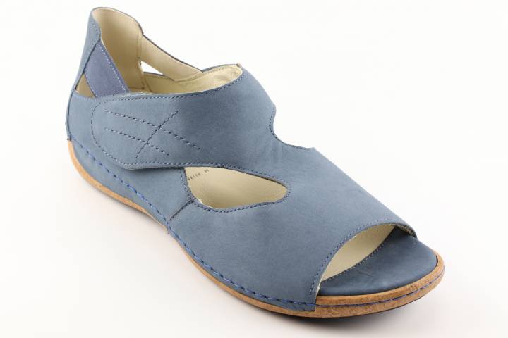 Dames  Sandaal dichte hiel Waldlaufer Heliett 342004.191-263. Direct leverbaar uit de webshop van Reese Schoenmode.