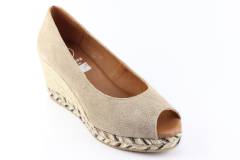 Dames  Pumps open teen Viguera 2001.Vit.Desert. Direct leverbaar uit de webshop van Reese Schoenmode.