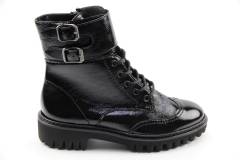Dames  Veterboots Paul Green 9465.003. Direct leverbaar uit de webshop van Reese Schoenmode.