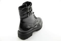 Dames  Veterboots Paul Green 9465.003. Direct leverbaar uit de webshop van Reese Schoenmode.