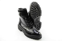 Dames  Veterboots Paul Green 9465.003. Direct leverbaar uit de webshop van Reese Schoenmode.