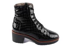 Dames  Veterboots DL Sport 5931.Navajo Nero. Direct leverbaar uit de webshop van Reese Schoenmode.