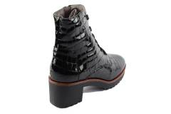 Dames  Veterboots DL Sport 5931.Navajo Nero. Direct leverbaar uit de webshop van Reese Schoenmode.