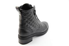 Dames  Veterboots Marcos Nalini 191071.LAS VEGAS NERO. Direct leverbaar uit de webshop van Reese Schoenmode.