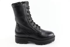 Dames  Veterboots DL Sport 6116.Harmuli Nero. Direct leverbaar uit de webshop van Reese Schoenmode.