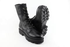 Dames  Veterboots DL Sport 6116.Harmuli Nero. Direct leverbaar uit de webshop van Reese Schoenmode.