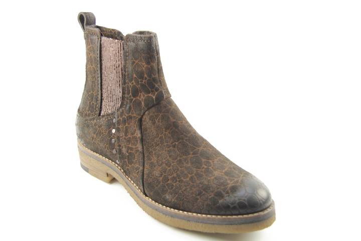 Dames  Chelsea boot Piedi Nudi 610206.TAN. Direct leverbaar uit de webshop van Reese Schoenmode.
