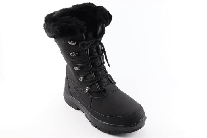 Dames  Veterboots gevoerd Warmbat HOTHAM 3220.99-Black. Direct leverbaar uit de webshop van Reese Schoenmode.