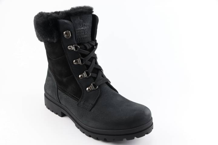 Dames  Veterboots gevoerd Panama Jack Tuscani.B30. Direct leverbaar uit de webshop van Reese Schoenmode.