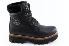 Dames  Veterboots gevoerd Panama Jack Munster.B1. Direct leverbaar uit de webshop van Reese Schoenmode.