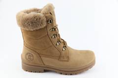 Dames  Veterboots gevoerd Panama Jack Tuscani.B29. Direct leverbaar uit de webshop van Reese Schoenmode.