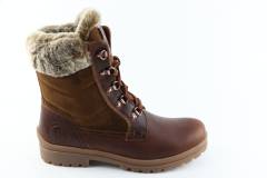 Dames  Veterboots gevoerd Panama Jack Tuscani.B26. Direct leverbaar uit de webshop van Reese Schoenmode.