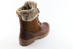 Dames  Veterboots gevoerd Panama Jack Tuscani.B26. Direct leverbaar uit de webshop van Reese Schoenmode.