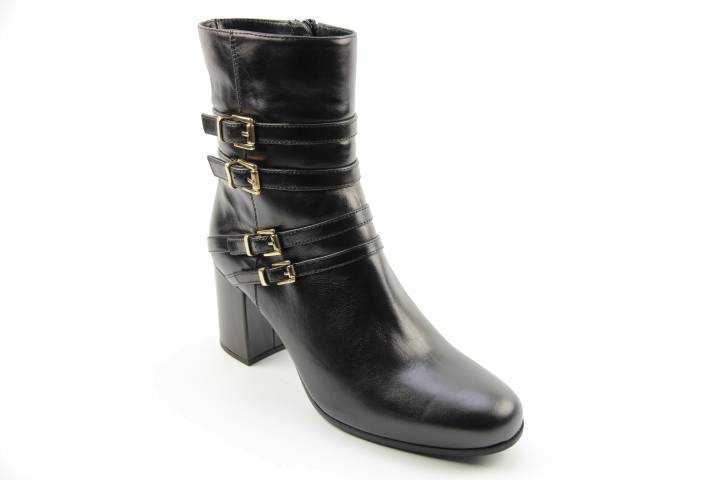 Dames  Enkel laarzen Unisa OPRA.BLACK. Direct leverbaar uit de webshop van Reese Schoenmode.