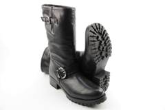 Dames  Enkel laarzen gevoerd Unisa INSOLA.BLACK. Direct leverbaar uit de webshop van Reese Schoenmode.