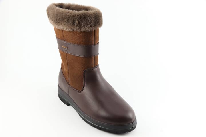 Dames  Enkel laarzen gevoerd Dubarry Foxrock 3764.52-Walnut. Direct leverbaar uit de webshop van Reese Schoenmode.