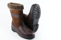 Dames  Enkel laarzen gevoerd Dubarry Foxrock 3764.52-Walnut. Direct leverbaar uit de webshop van Reese Schoenmode.