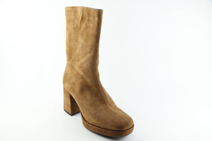 Dames  Kuit laarzen Via Vai Lilla 57041.03-308 Cognac. Direct leverbaar uit de webshop van Reese Schoenmode.