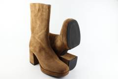 Dames  Kuit laarzen Via Vai Lilla 57041.03-308 Cognac. Direct leverbaar uit de webshop van Reese Schoenmode.