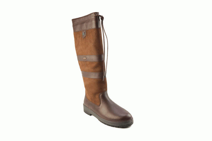 Dames  Lange laarzen Dubarry Galway 3885.52 Walnut. Direct leverbaar uit de webshop van Reese Schoenmode.