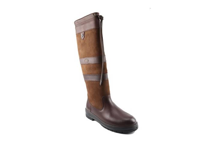 Dames  Lange laarzen Dubarry Galway 3934 Slim-Fit.52 Walnut. Direct leverbaar uit de webshop van Reese Schoenmode.