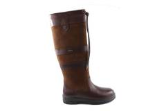 Dames  Lange laarzen Dubarry Galway 3934 Slim-Fit.52 Walnut. Direct leverbaar uit de webshop van Reese Schoenmode.