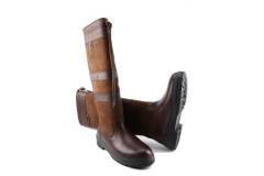 Dames  Lange laarzen Dubarry Galway 3934 Slim-Fit.52 Walnut. Direct leverbaar uit de webshop van Reese Schoenmode.