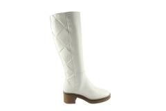 Dames  Lange laarzen DL Sport 5533.Vit.Latte. Direct leverbaar uit de webshop van Reese Schoenmode.