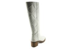 Dames  Lange laarzen DL Sport 5533.Vit.Latte. Direct leverbaar uit de webshop van Reese Schoenmode.