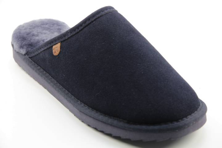 Pantoffels Heren slippers Warmbat Classic.Navy 521045-33. Direct leverbaar uit de webshop van Reese Schoenmode.