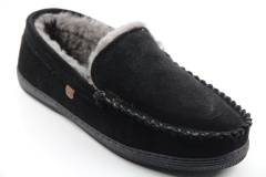 Warmbat Heren pantoffels Warmbat Grizzly.Black 441099-33