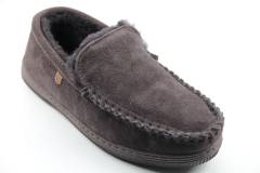 Pantoffels Heren pantoffels Warmbat Grizzly.Chocco 4410-65. Direct leverbaar uit de webshop van Reese Schoenmode.