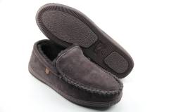 Pantoffels Heren pantoffels Warmbat Grizzly.Chocco 4410-65. Direct leverbaar uit de webshop van Reese Schoenmode.