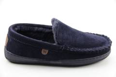 Pantoffels Heren pantoffels Warmbat Grizzly.Navy 441045-13. Direct leverbaar uit de webshop van Reese Schoenmode.