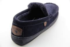 Pantoffels Heren pantoffels Warmbat Grizzly.Navy 441045-13. Direct leverbaar uit de webshop van Reese Schoenmode.