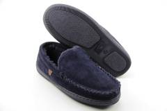 Pantoffels Heren pantoffels Warmbat Grizzly.Navy 441045-13. Direct leverbaar uit de webshop van Reese Schoenmode.