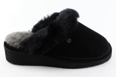 Pantoffels Dames slippers Warmbat Alice.Black 381009-13. Direct leverbaar uit de webshop van Reese Schoenmode.