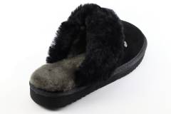 Pantoffels Dames slippers Warmbat Flurry.Black 321009-43. Direct leverbaar uit de webshop van Reese Schoenmode.
