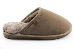 Pantoffels Dames slippers Warmbat Classic.55 Mud. Direct leverbaar uit de webshop van Reese Schoenmode.