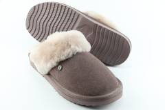 Pantoffels Dames slippers Warmbat Flurry.Liver 321064-13. Direct leverbaar uit de webshop van Reese Schoenmode.
