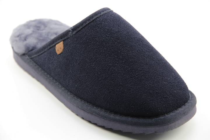 Pantoffels Dames slippers Warmbat Classic.45 Navy. Direct leverbaar uit de webshop van Reese Schoenmode.
