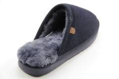 Pantoffels Dames slippers Warmbat Classic.45 Navy. Direct leverbaar uit de webshop van Reese Schoenmode.
