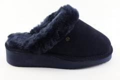 Pantoffels Dames slippers Warmbat Alice.Navy 381045-13. Direct leverbaar uit de webshop van Reese Schoenmode.